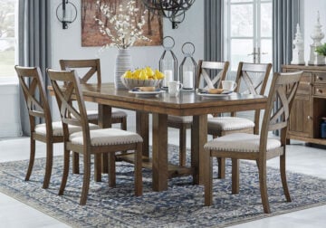Moriville Beige 7pc. Dining Set