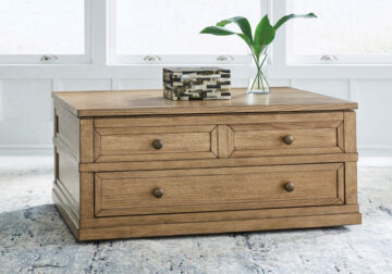 Sharlance Light Brown Lift Top Cocktail Table