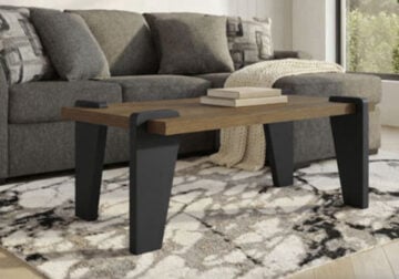 Weathermore Brown/Black Sofa Table