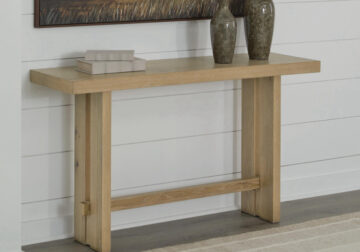 Crendlin Light Brown Sofa Table