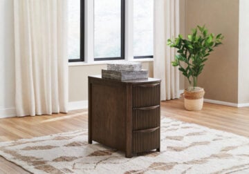 Camdill Dark Brown Chair Side End Table