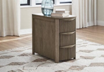 Camdill Light Brown Chair Side End Table