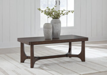 Korestone Dark Brown Rectangular Cocktail Table