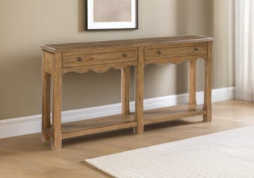Whitmund Light Brown Console Sofa Table