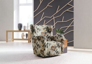 Rowenburg Multi Swivel Glider Accent Chair