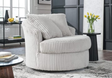 Gramwell Alloy Swivel Accent Chair