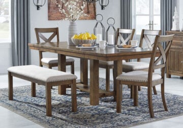 Moriville Beige 6pc. Dining Set