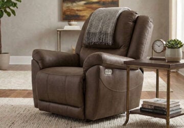 Benson Taupe Power Recliner
