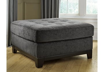 Reidshire Steel Oversized Accent Ottoman