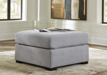 Lakepoint Nickel Oversized Accent Ottoman