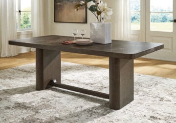 Radkin Burnished Brown Rect. Dining Table
