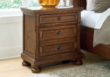 Zackaryn Warm Brown Night Stand