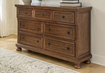 Zackaryn Warm Brown Dresser