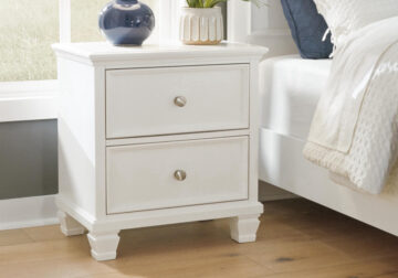 Fortman White Night Stand